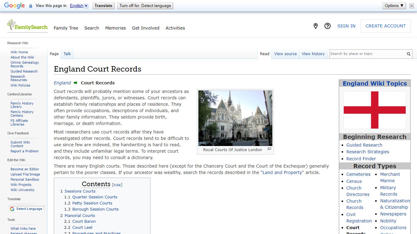 England Court Records • FamilySearch